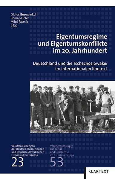 Einbandvorderseite der Publikation, Link zur Website der Deutsch-Tschechischen und Deutsch-Slowakischen Historikerkommission.
